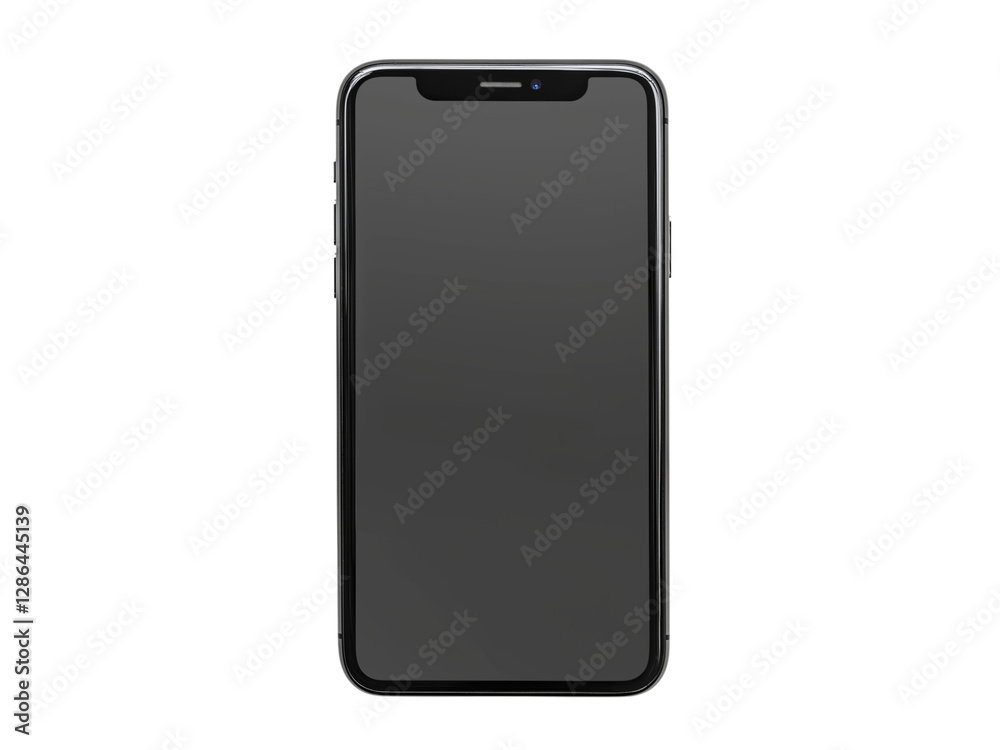Empty smartphone screen Generative AI Empty smartphone screen Generative AI