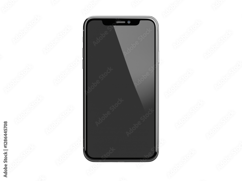 Empty smartphone screen Generative AI Empty smartphone screen Generative AI