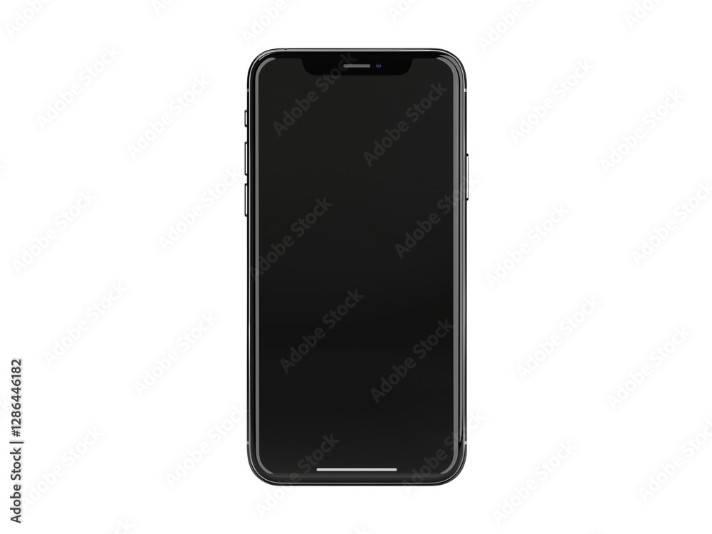Empty smartphone screen Generative AI Empty smartphone screen Generative AI