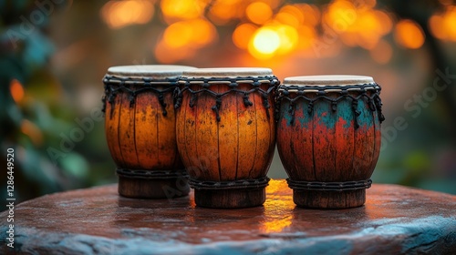 Drums Sunset Outdoor Display photo