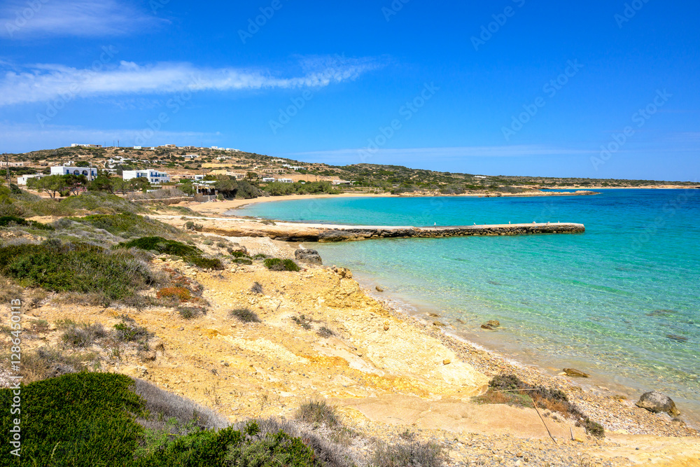 The coast of Ano Koufonisi island. Koufonisia, Small Cyclades, Greece