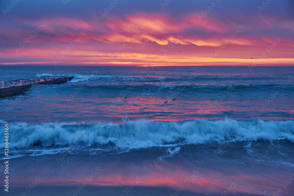 Fototapeta premium beautiful sea in Odesa Ukraine