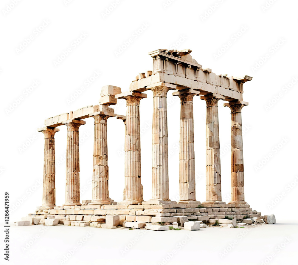 Obraz premium Greek temple ruins