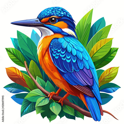kingfisher on branch