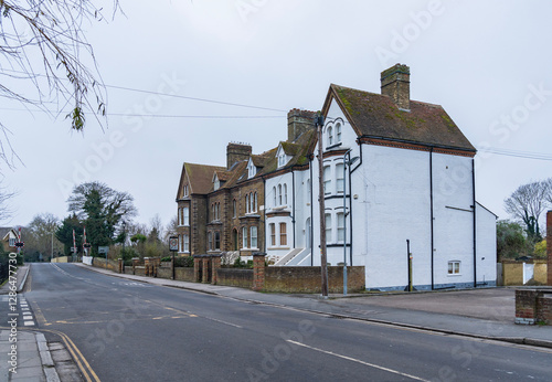 Fototapeta Naklejka Na Ścianę i Meble -  A view of Sandwich, a small town in southeast England