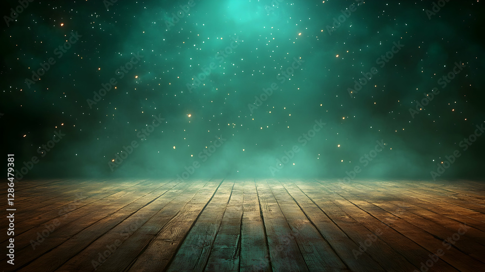 Mystic Wooden Floor Background Illustration Mystic Wooden Floor Background Illustration