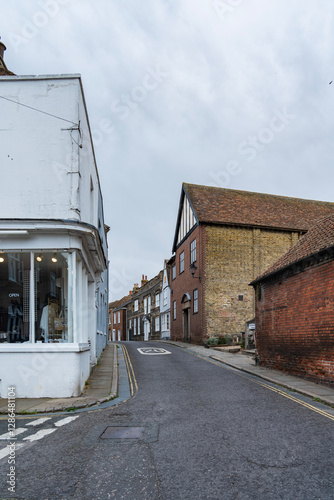 Fototapeta Naklejka Na Ścianę i Meble -  A view of Sandwich, a small town in southeast England