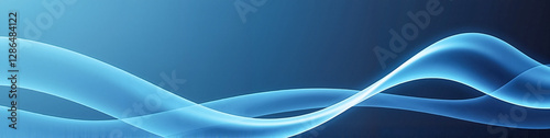 LinkedIn background with modern abstract wave design flowing from left to right against a sleek background, symbolizing business momentum and innovation. LinkedIn Background