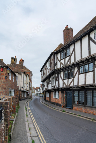 Fototapeta Naklejka Na Ścianę i Meble -  A view of Sandwich, a small town in southeast England