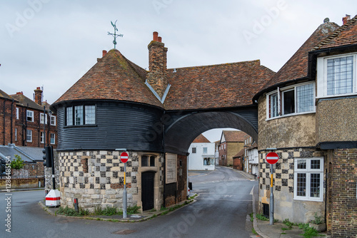 Fototapeta Naklejka Na Ścianę i Meble -  A view of Sandwich, a small town in southeast England