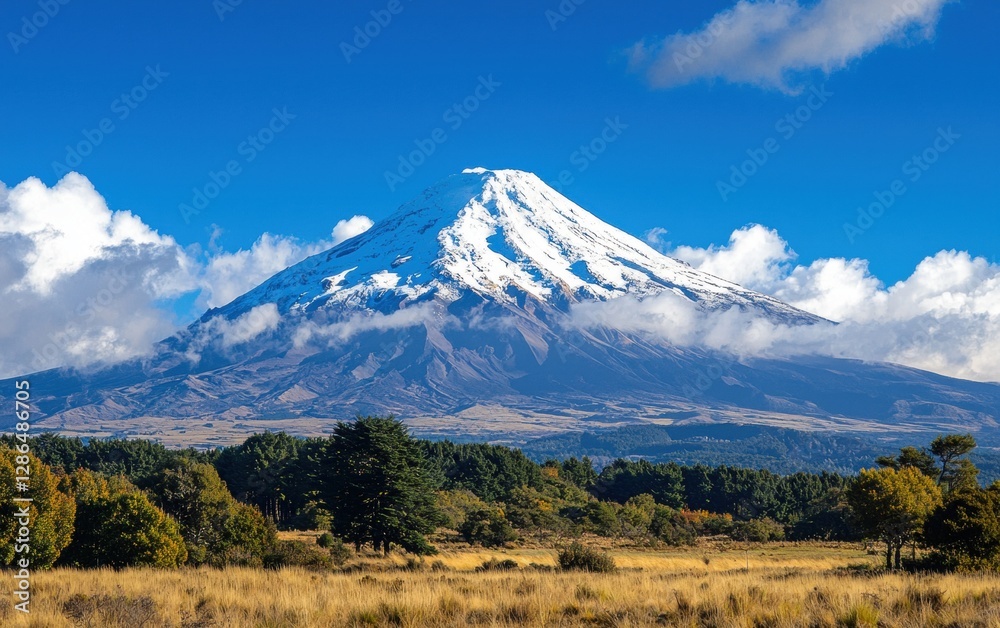 Professional stock photo of a Majestic Snow-Capped Mountain Peak Against a Blue Sky Professional stock photo of a Majestic Snow-Capped Mountain Peak Against a Blue Sky