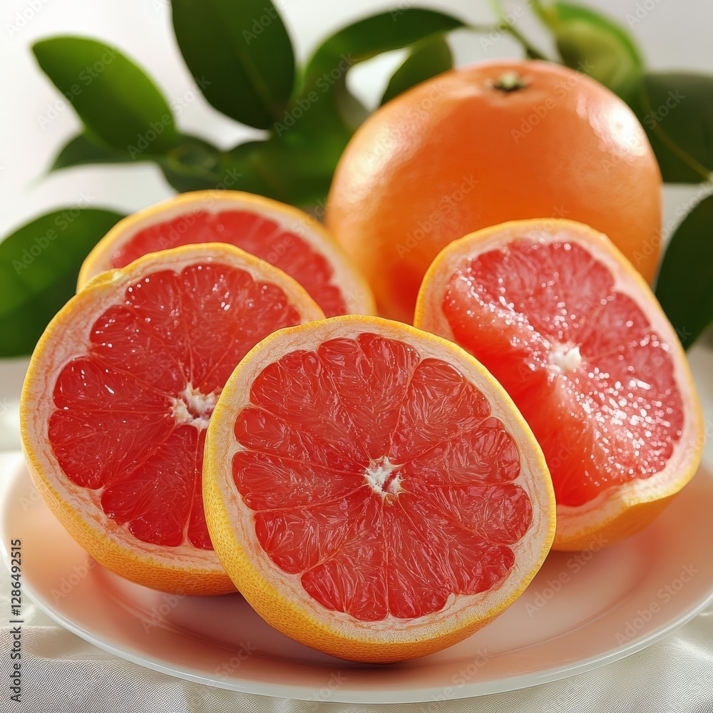 Beautiful red grapefruit
