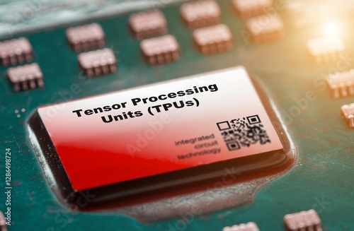 Tensor Processing Units (TPUs) Specialized ICs for accelerating tensor computations in AI models. photo