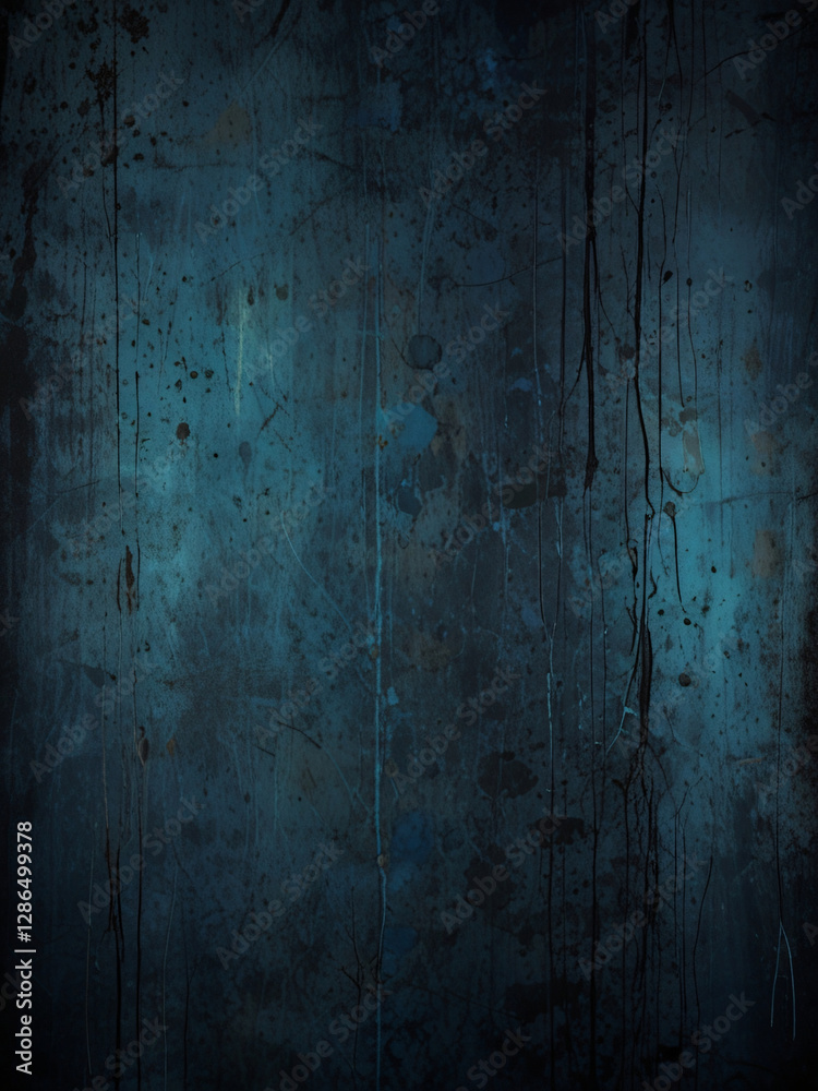 Fototapeta premium Abstract Blue Grunge Texture Background
