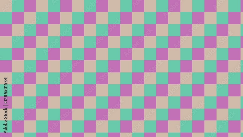 Fototapeta premium Pastel Checkered Pattern (3)