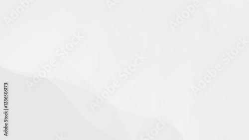 2D flat Animations loop 4K Gray tone and white color and background abstract art with waves cloth