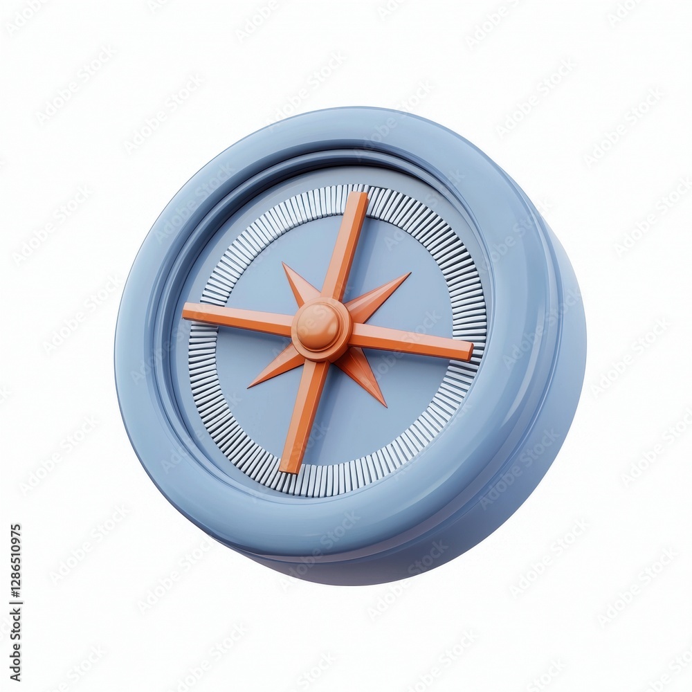 Compass for navigation isolated on white background Compass for navigation isolated on white background