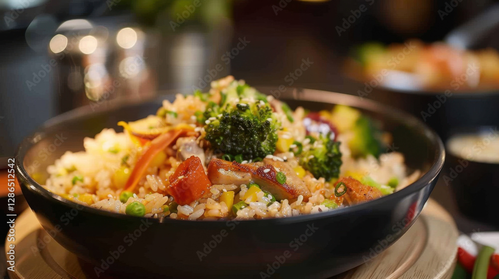 rice with broccoli and chicken rice with broccoli and chicken