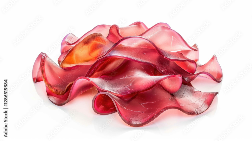 thin slices of meat on table thin slices of meat on table