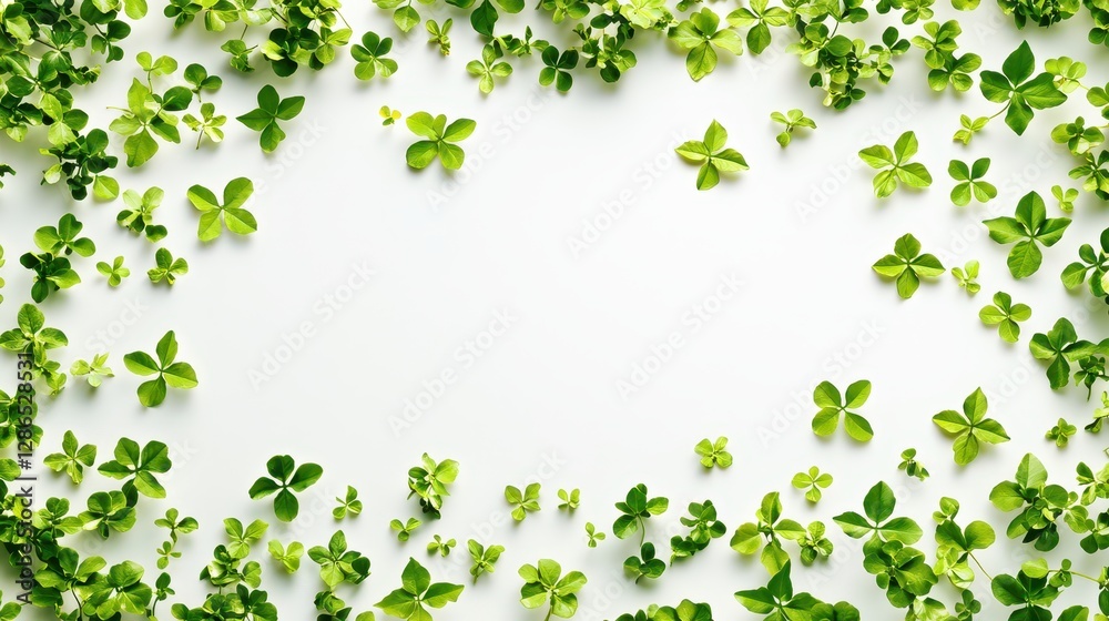 Lush Greenery Backdrop Adorned with Vibrant Leaves and Medical Cross Symbol for Wellness and Nature Themes Lush Greenery Backdrop Adorned with Vibrant Leaves and Medical Cross Symbol for Wellness and Nature Themes