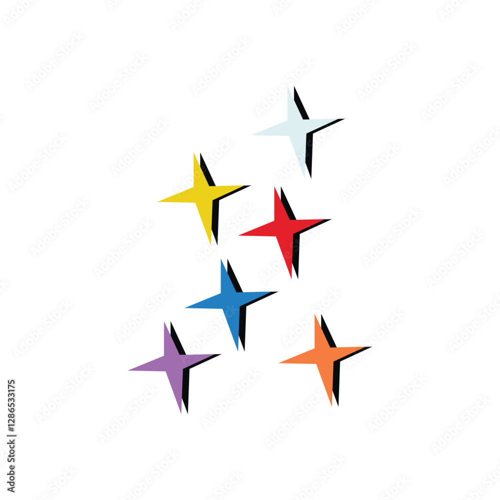 Obraz premium comic effect star