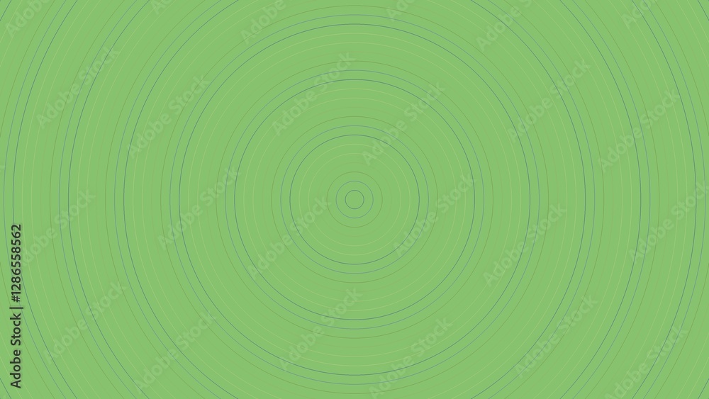Abstract concentric circles, light green background Abstract concentric circles, light green background
