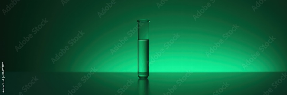 A sleek, illuminated test tube in a vibrant green setting, symbolizing innovation and experimentation in a modern microlab environment. A sleek, illuminated test tube in a vibrant green setting, symbolizing innovation and experimentation in a modern microlab environment.