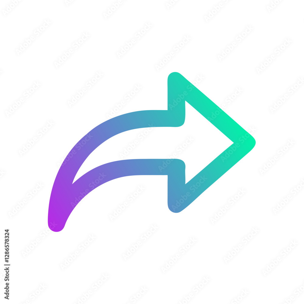Dynamic arrow logo design in gradient colors, modern branding Dynamic arrow logo design in gradient colors, modern branding