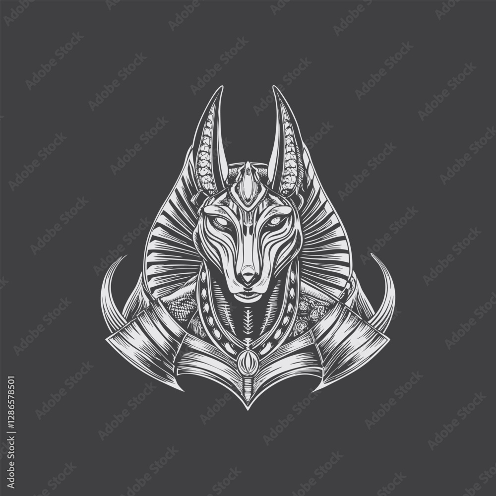 Modern Anubis Egyptian God Artwork Modern Anubis Egyptian God Artwork