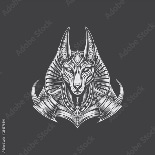 Modern Anubis Egyptian God Artwork