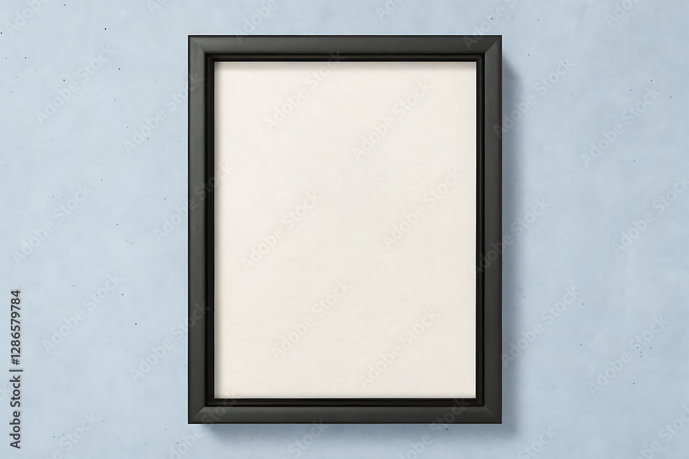 Wood Frame Mockup. Vertical Wood Frame on a floor and white wall, Blank photo frame standing inside room empty Wall Frame Mockup Wood Frame Mockup. Vertical Wood Frame on a floor and white wall, Blank photo frame standing inside room empty Wall Frame Mockup
