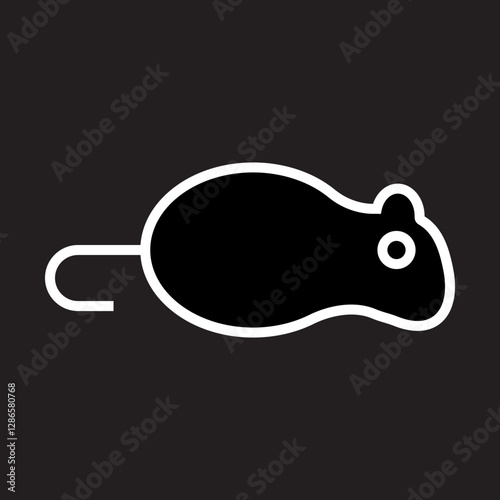 Laboratory Mouse Icon Design