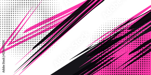 Abstract sporty background with exclusive colors. Abstract racing graphic design, vector design for vehicle wrap, t-shirt, jersey, gamer, esport, racing car, rally, and adventure ready to print.