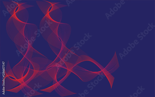 abstract background with red lines