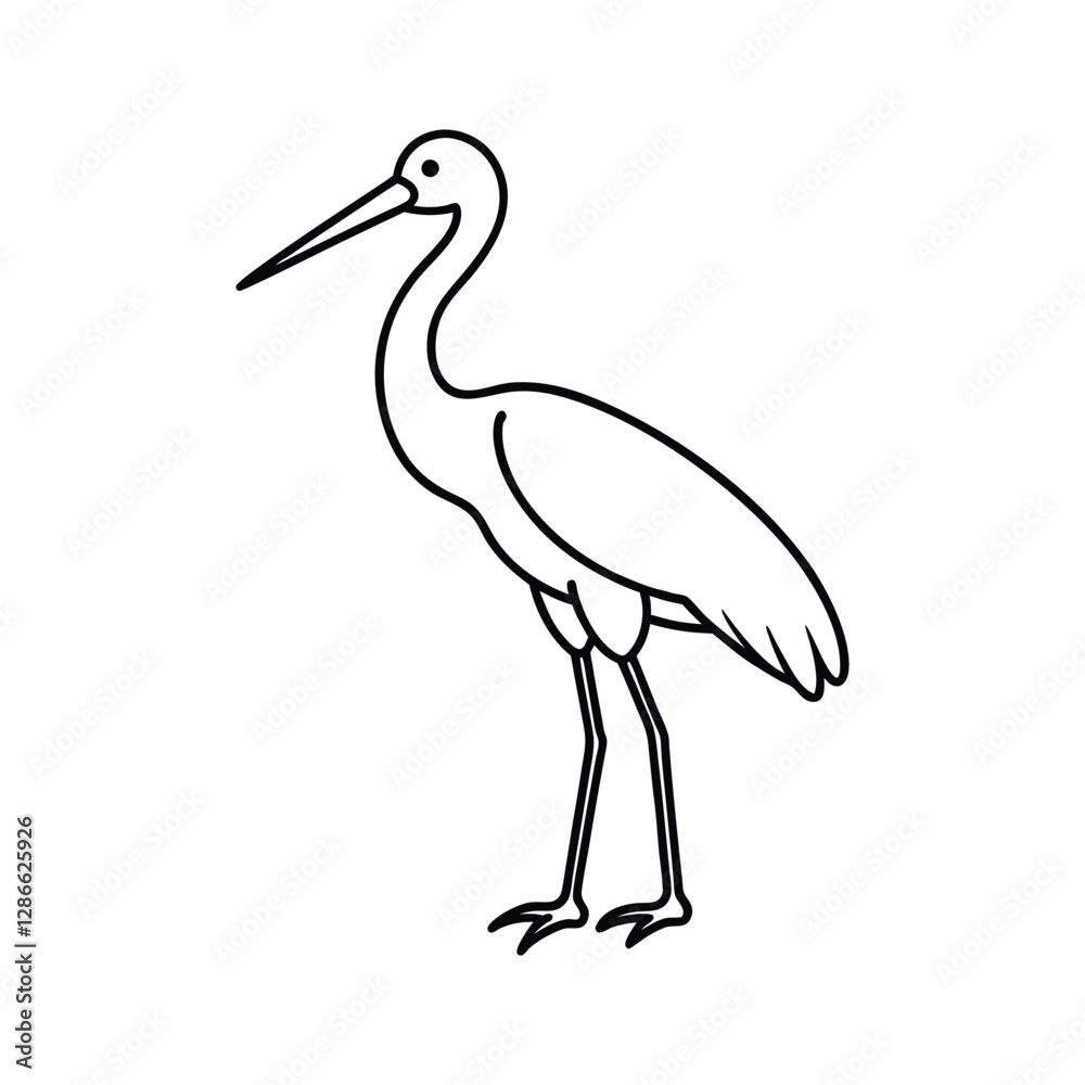 Fototapeta premium stork