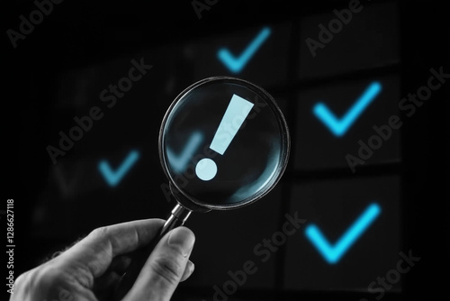 System Engineer Network Troubleshooting - Problem Identification with Digital Icons

 photo