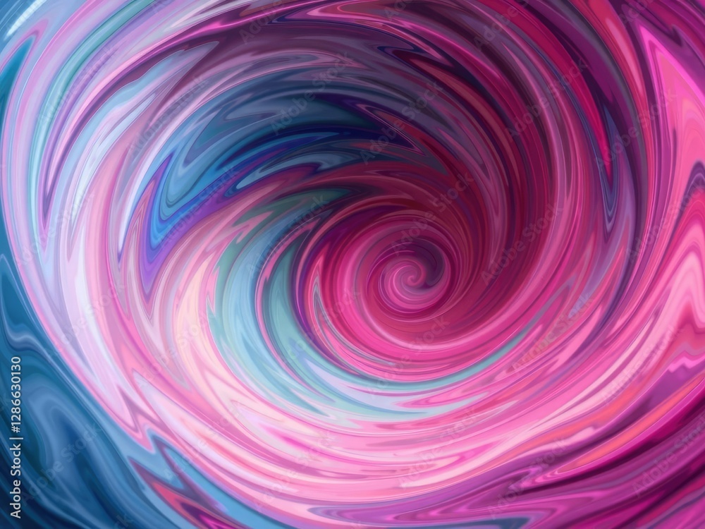 Obraz premium Vortex of swirling colors in a whirlpool-like effect, dynamic movement, emotional expression