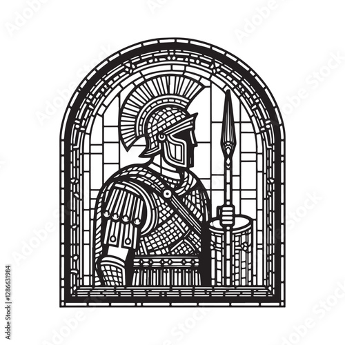 Timeless Legionary Mosaic Art, A Window to Ancient Strength and Valor