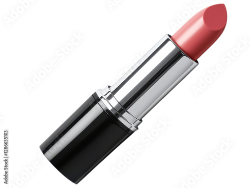 Beautiful lipstick on a white isolated background, perfect for cosmetic and beauty-focused designs.