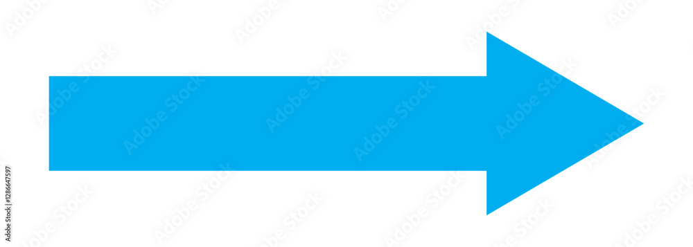 Long arrow. Blue arrow pointing right. Blue large arrow pointing right. Bold long arrow. Vector illustration. Long arrow vector icon. Straight long arrow icon, right thin line, blue cursor, element Long arrow. Blue arrow pointing right. Blue large arrow pointing right. Bold long arrow. Vector illustration. Long arrow vector icon. Straight long arrow icon, right thin line, blue cursor, element