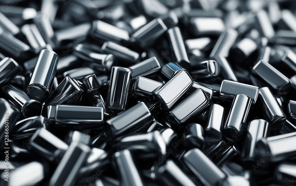 Rare earth minerals industry. Elements mining energy. Extraction renewable. High-performance rare earth metal magnets image. Rare earth minerals industry. Elements mining energy. Extraction renewable. High-performance rare earth metal magnets image.