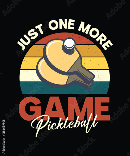 Pickleball quote unique vintage t-shirt design graphic instant download 