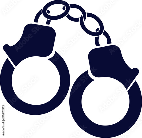 handcuff icon design  vector illustration