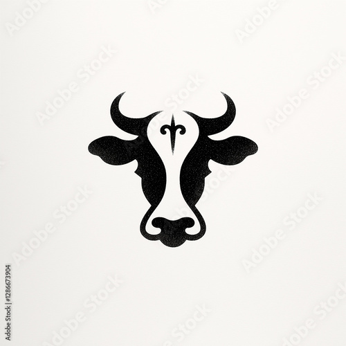 Obraz na płótnie cow vector illustration w salonie