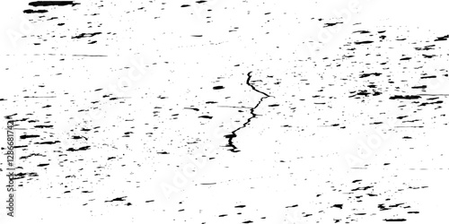 Distressed black texture. Dark grainy texture on white background. Dust overlay textured. Grain noise particles. Rusted white effect. Grunge design elements. Vector illustration, EPS 10.