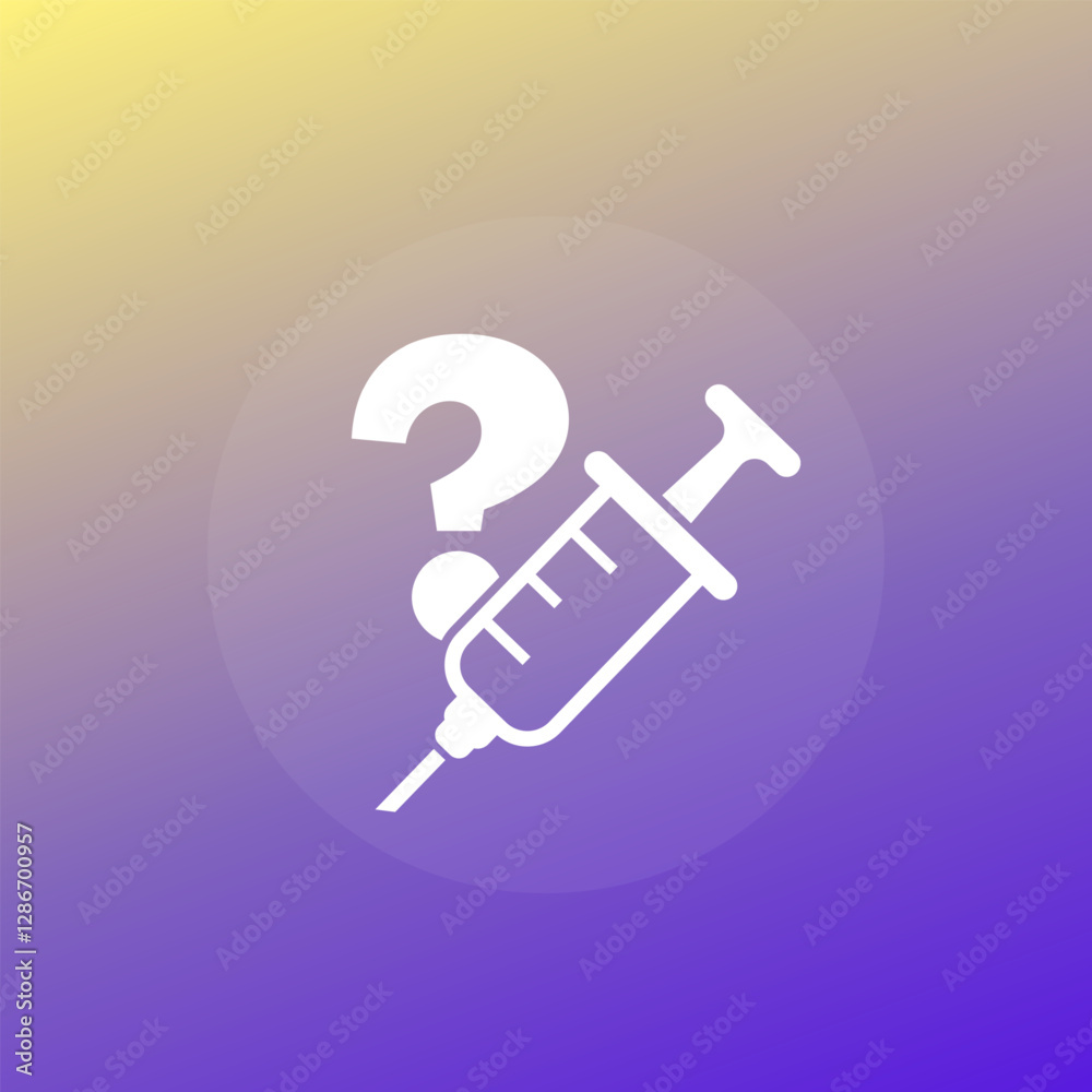 medical trial, vaccine clinical study icon medical trial, vaccine clinical study icon