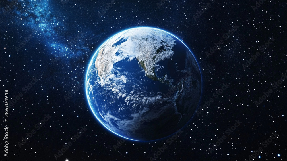 Fototapeta premium planet earth in space