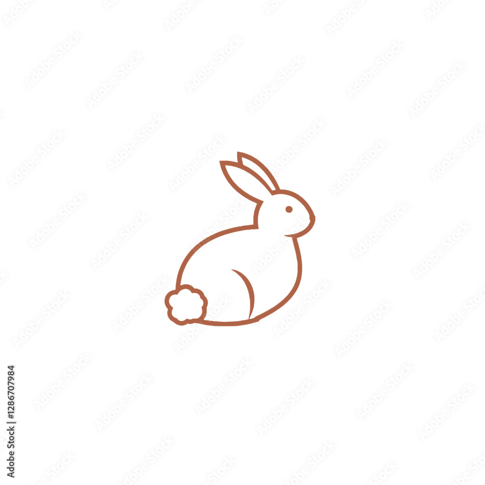 Rabbit Vector Logo Design