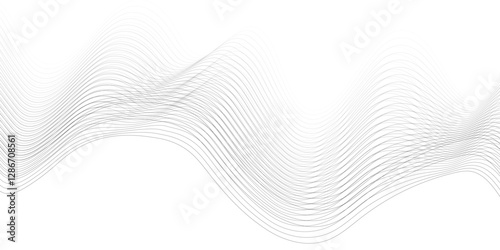 Abstract modern background, curved lines, create the effect of an optical illusion and will successfully complement your design stock illustration.