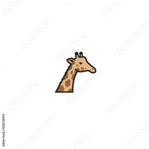 Giraffe Vector Logo Design